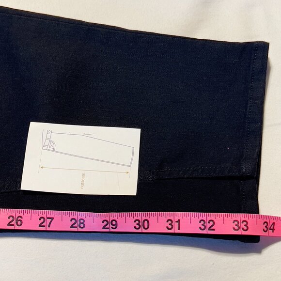 NORTHERN REFLECTIONS High-Rise Black Pants Bold Edgy Trendy Size 14 - Picture 11 of 11